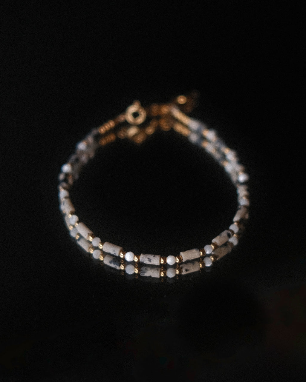 Bracelet Pascaline en pierres fines et nacre